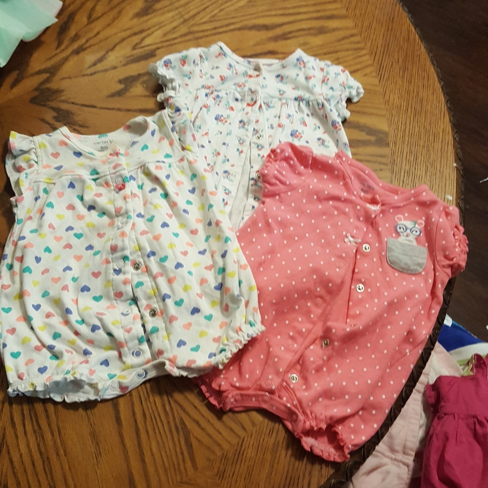 Set of 3 baby girl romper